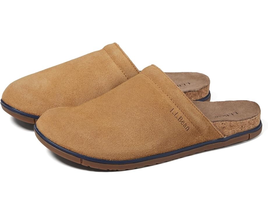 Шлепанцы L.L.Bean Go Anywhere Clog Suede, цвет Saddle