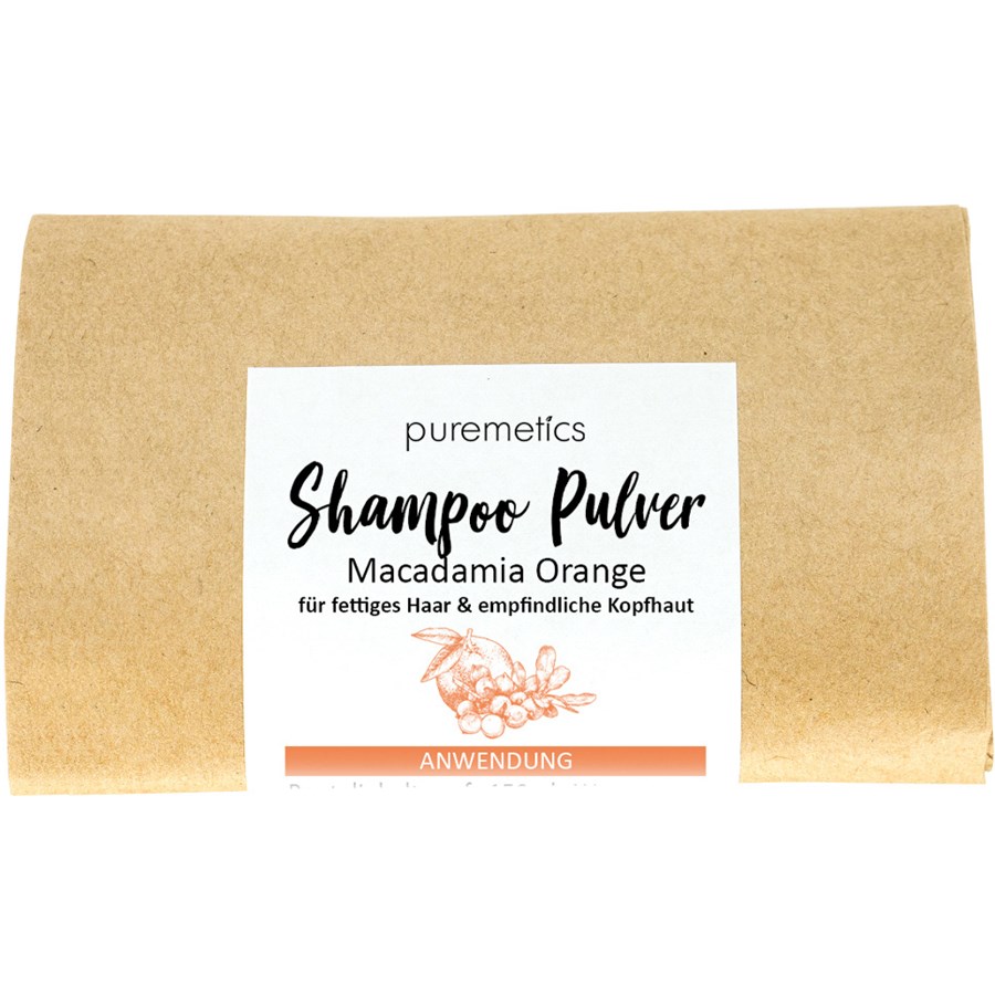 

Шампунь puremetics Shampoo-Pulver Macadamia Orange, 50 g