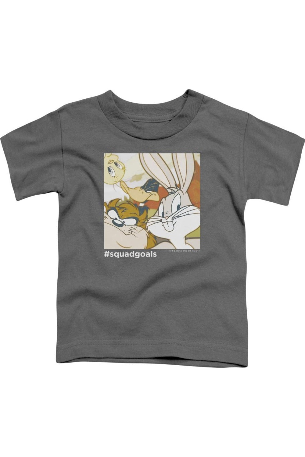 

Футболка с коротким рукавом Looney Tunes Squad Goals для малышей Gildan, Charcoal