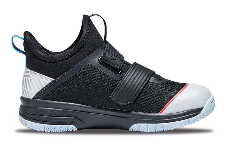 Детские баскетбольные кроссовки Kids Mid-top Black/white Quasi-Kids, черный — фото 2