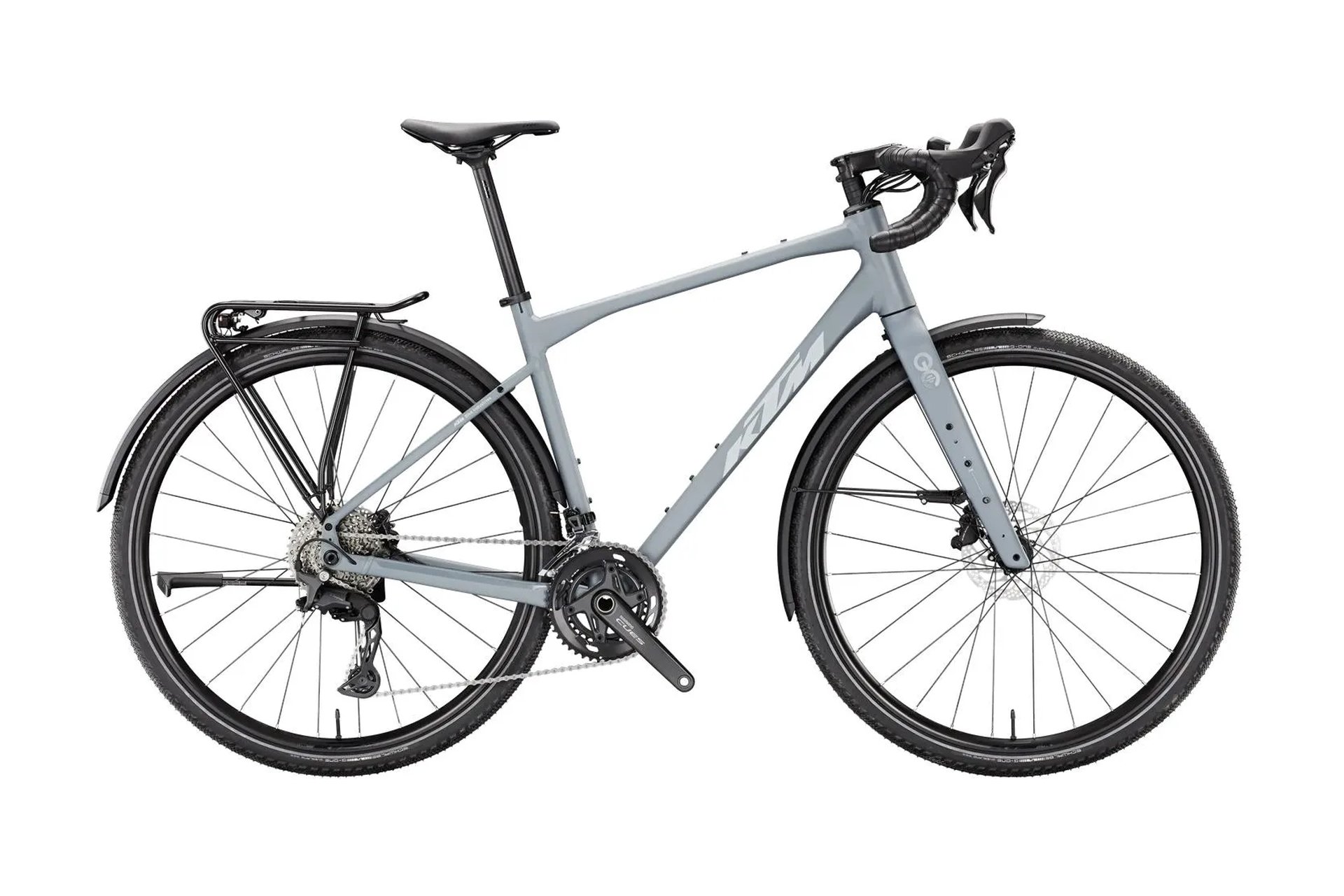 

Гравийный велосипед Ktm Gravelator 20 lfc - 28 дюймов - diamant - 2026, grau | blue grey matt/grey glossy