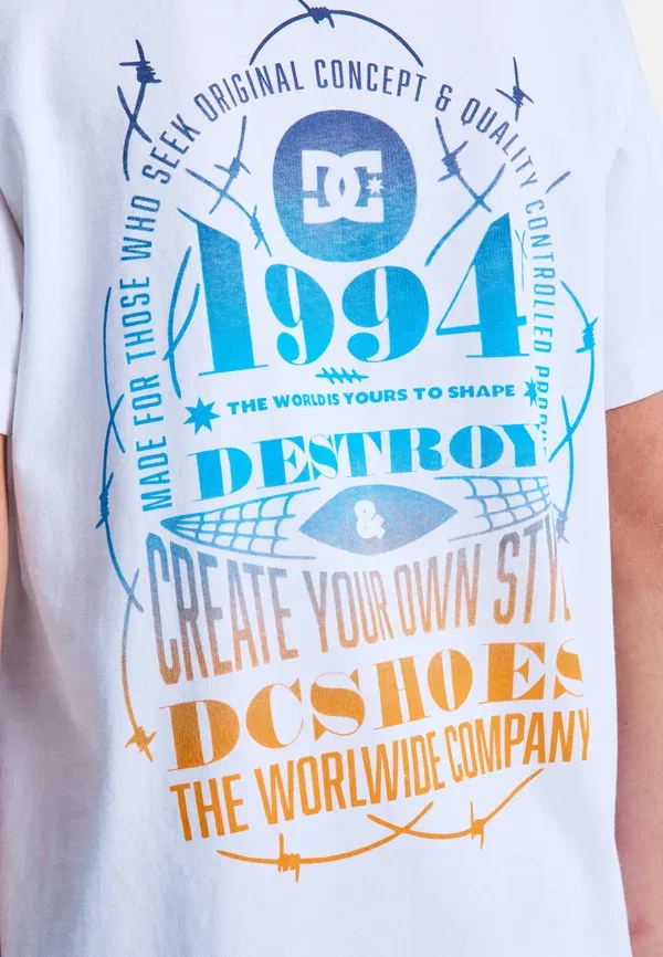 Футболка с принтом Dc Shoes, белый — фото 4