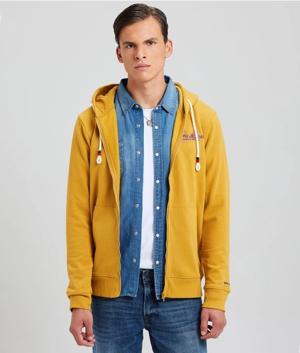 

Свитер на молнии Parana Retro Jeans, желтый