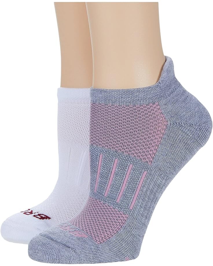 

Носки Brooks Ghost Midweight 2-Pair Pack, цвет Oxford/Flamingo/White/Mauvewood