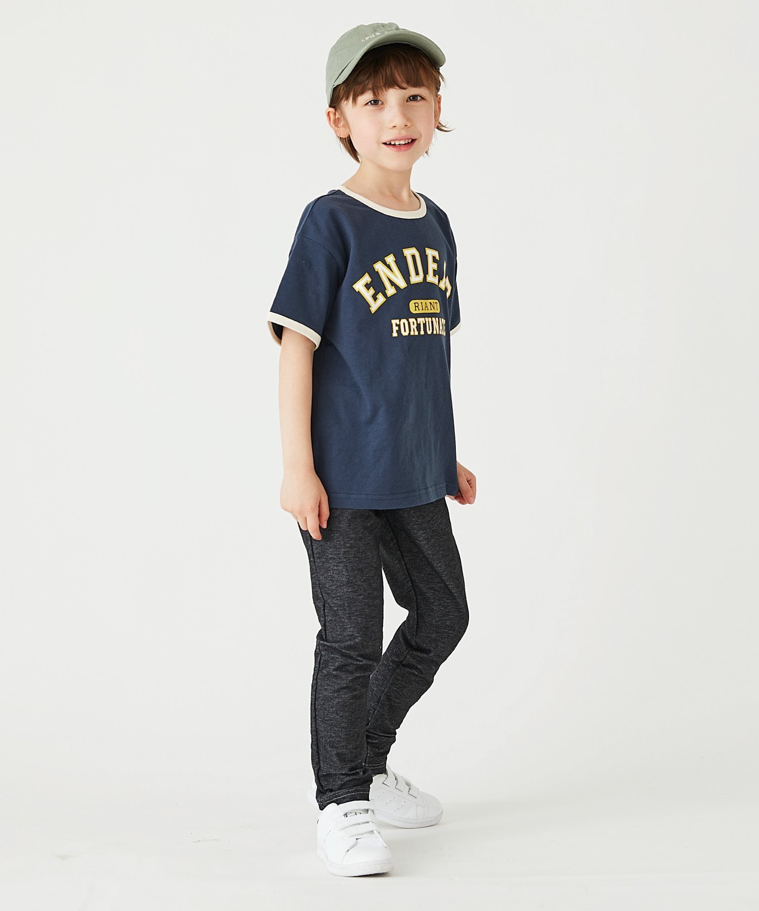 Футболка с короткими рукавами с логотипом колледжа Ever Closet, Indigo — фото 2