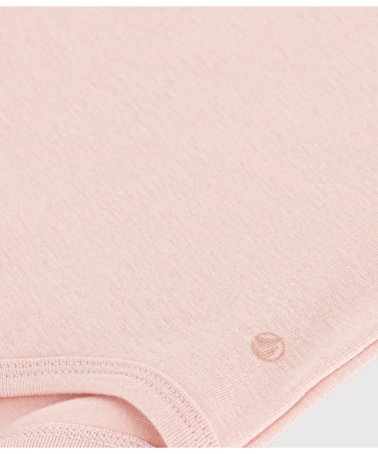 Комбинезон Короткий рукав с воротником Petit Bateau, Light pink — фото 3
