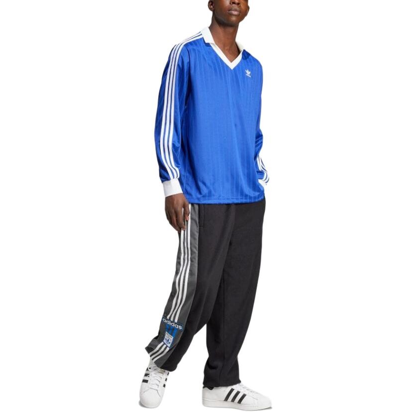 Футболка мужская полукислотно-синяя Adidas Originals, синий — фото 4