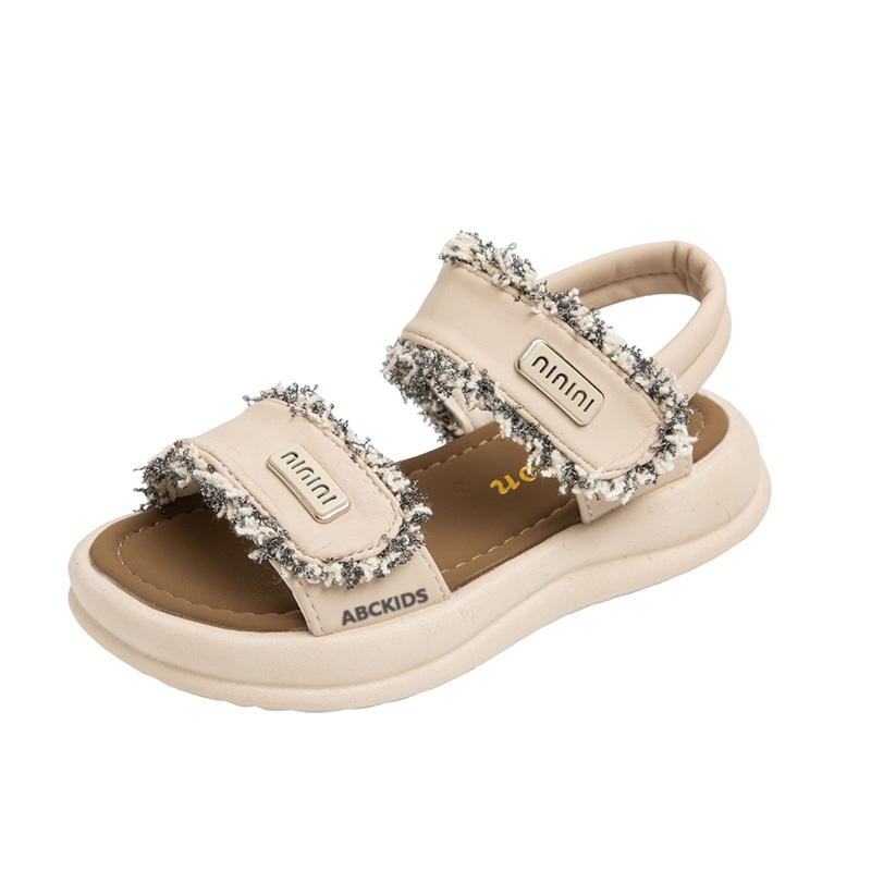 

Детские сандалии с низкой подошвой, устойчивые к истиранию, легкие и амортизирующие ABC KIDS, бежевый