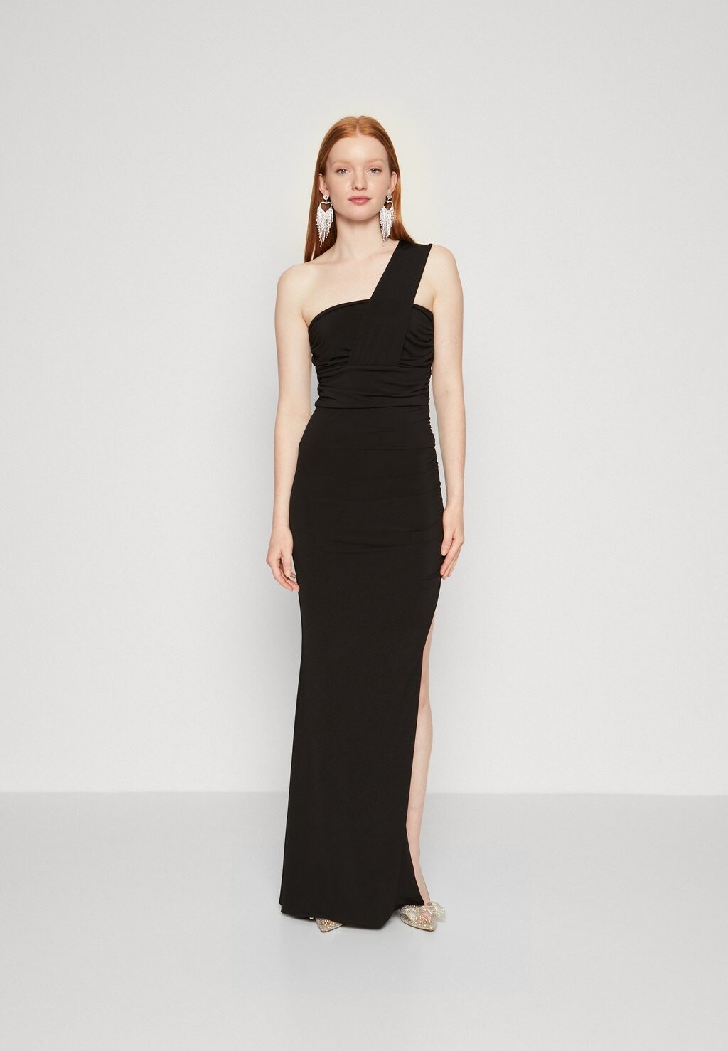 

Платье из джерси Bali One Shoulder Maxi WAL G., черный