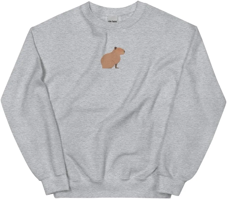 Толстовка с вышивкой капибары, Unisex