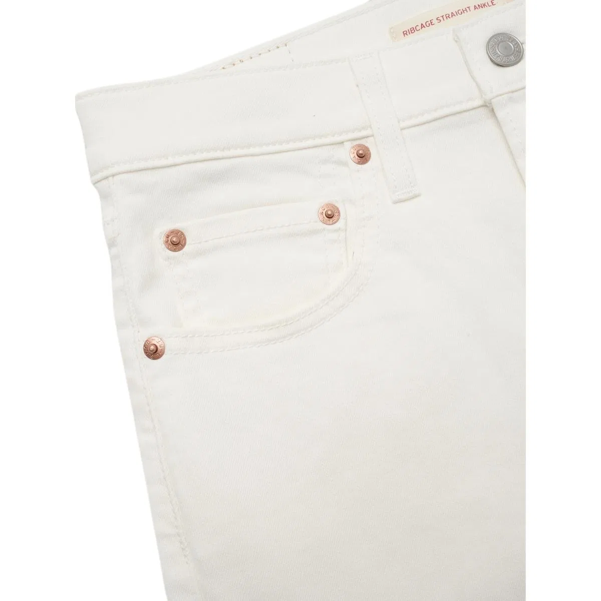 Джинсы женские white moderate straight fit Levis — фото 4
