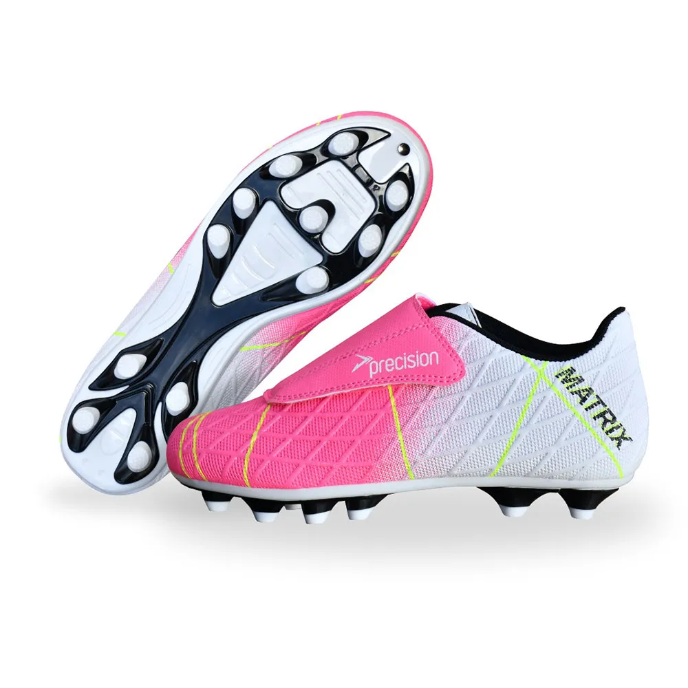 

Футбольные бутсы Precision Matrix FG, розовый