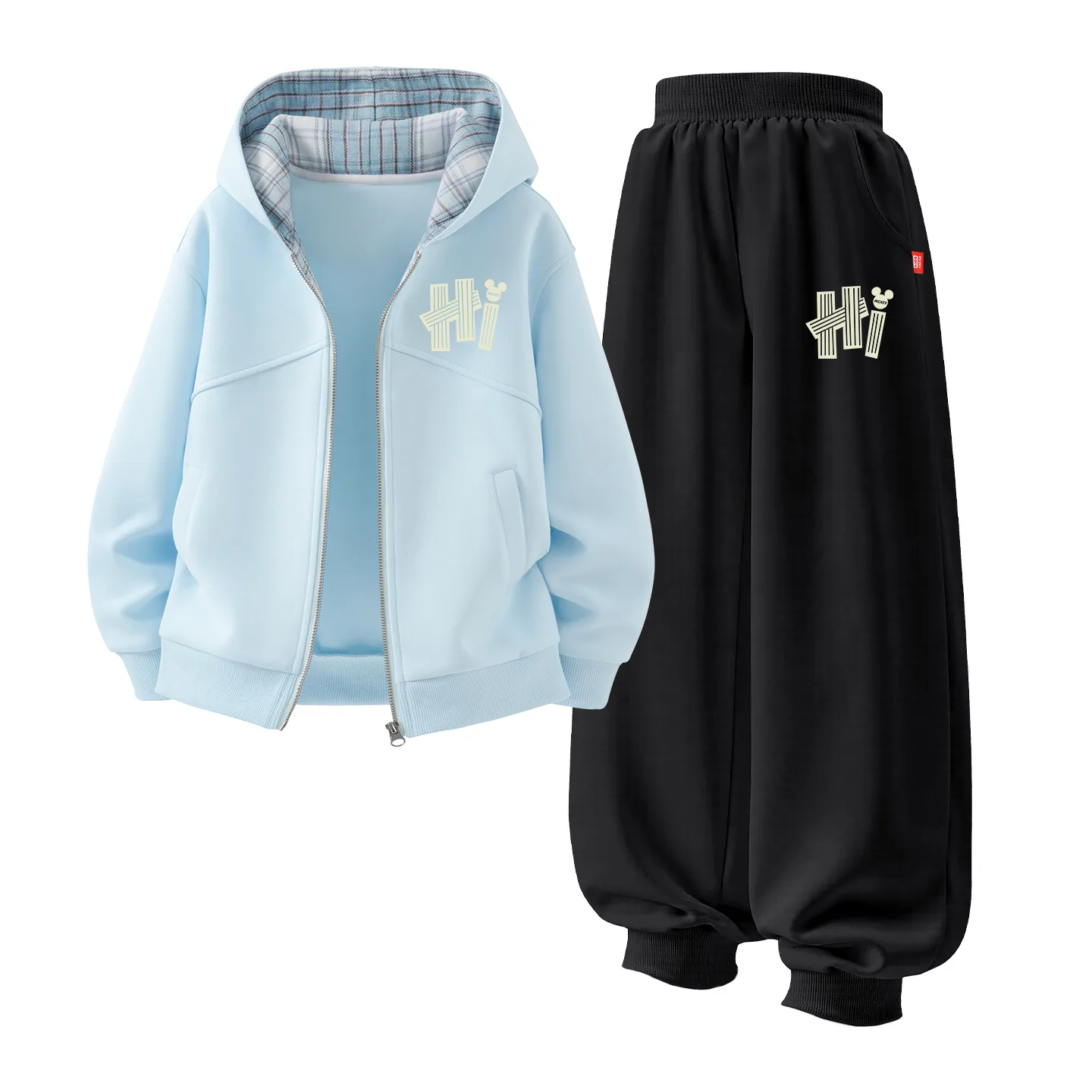 Детский спортивный комплект Casual Disney, Di Signature Qi K Pudding Blue+Di Signature Qi K Gray — фото 4