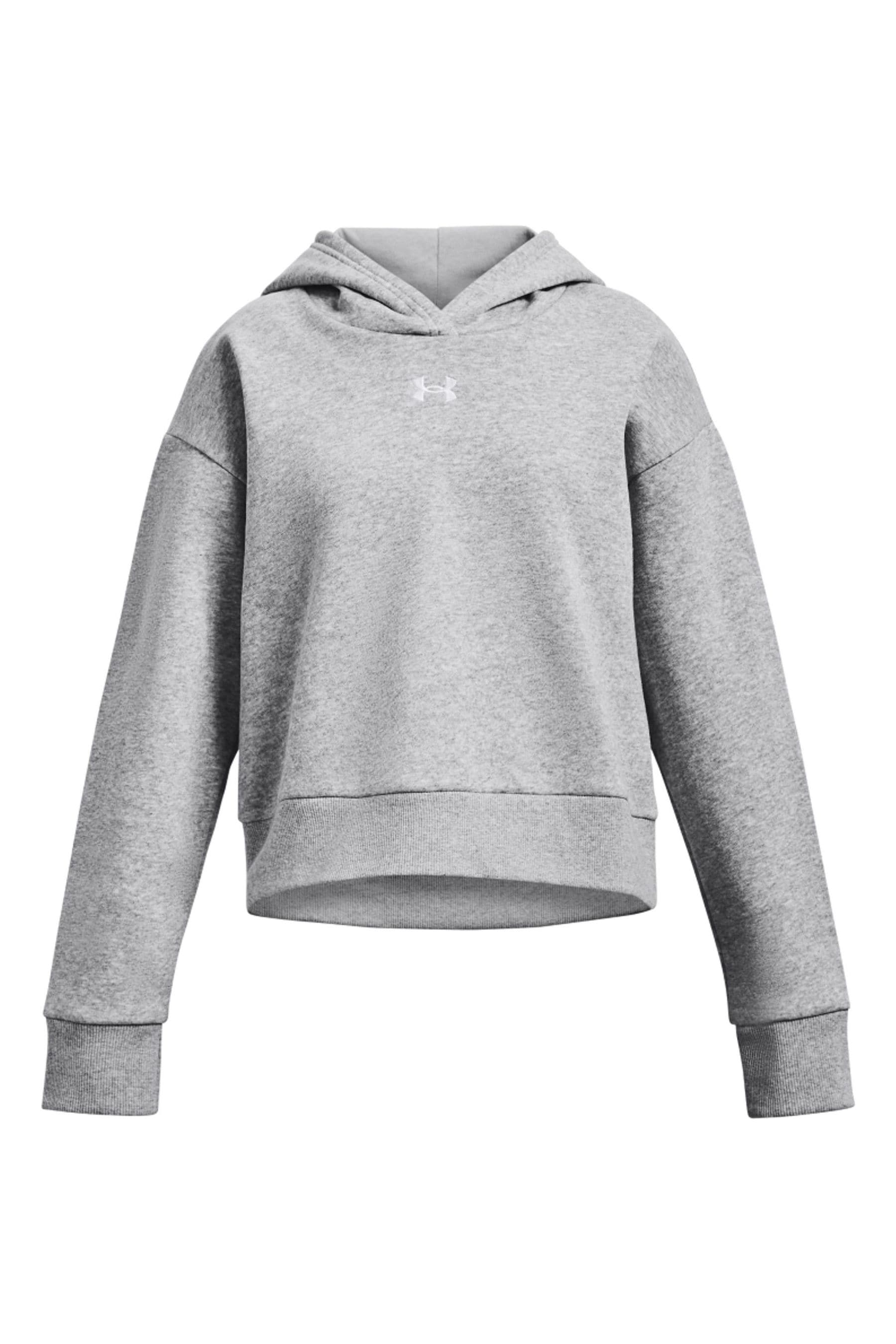 

Толстовка Rival из флиса с короткими рукавами Under Armour, серый