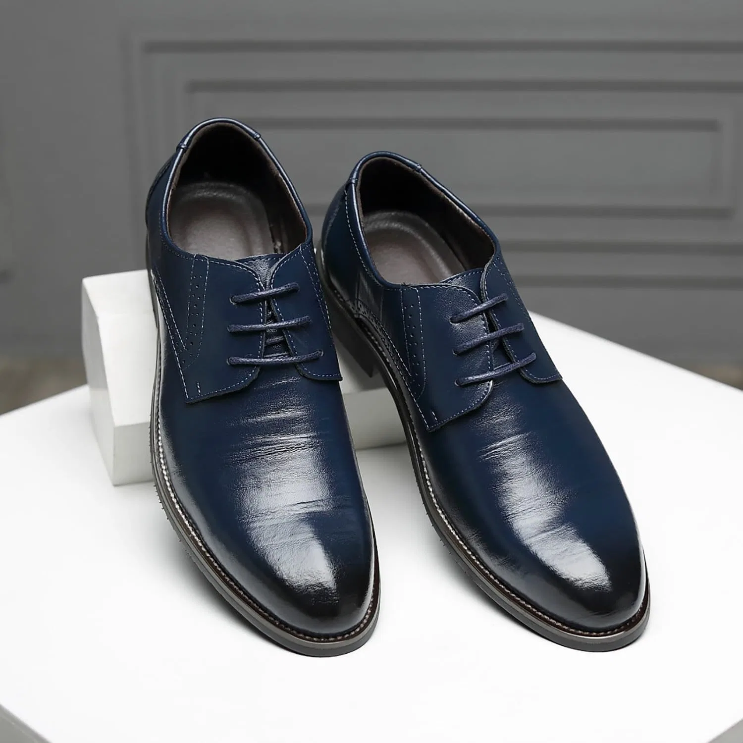 Мокасины мужские на каждый день, Loafers, синий DAO-UPPSE — фото 2