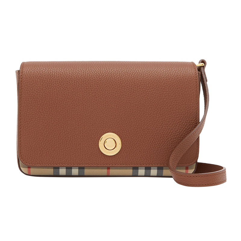 

Burberry Винтажная хлопковая поясная сумка клатч женская бежевая
