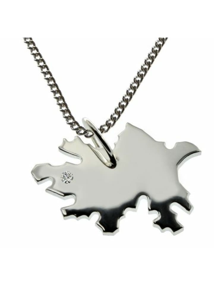 

Schmuckador Цепочка 50 см + Азербайджан с бриллиантом из серебра 925 пробы