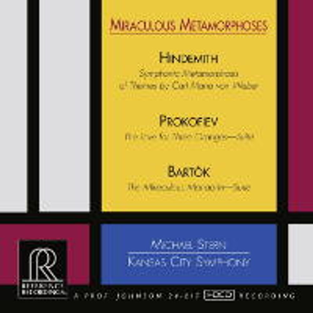 

Диск CD Miraculous Metamorphoses - Paul Hindemith