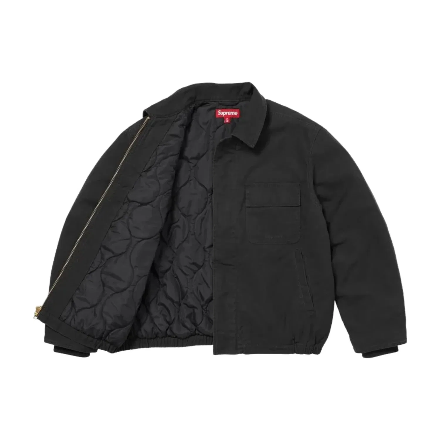 Куртка Supreme x Cordura SS26 Twill Utility Jacket 'Black' SUP-SS26-182-BLK, черный — фото 2