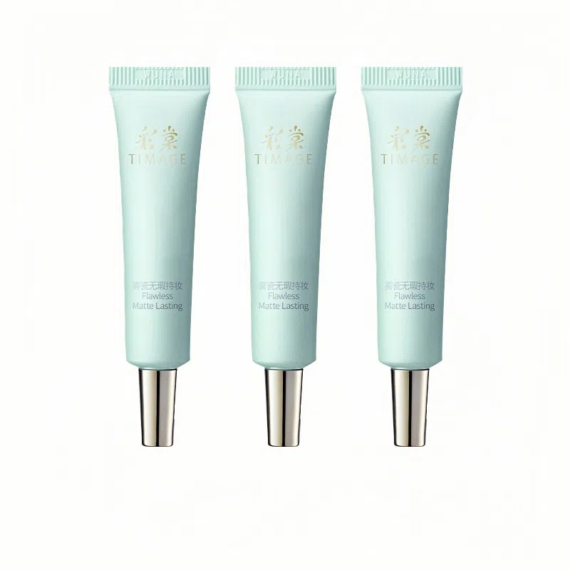 Small Round Tube Foundation Liquid Trial TIMAGE, [3 pcs set]#110 mixed oil 7.5ml