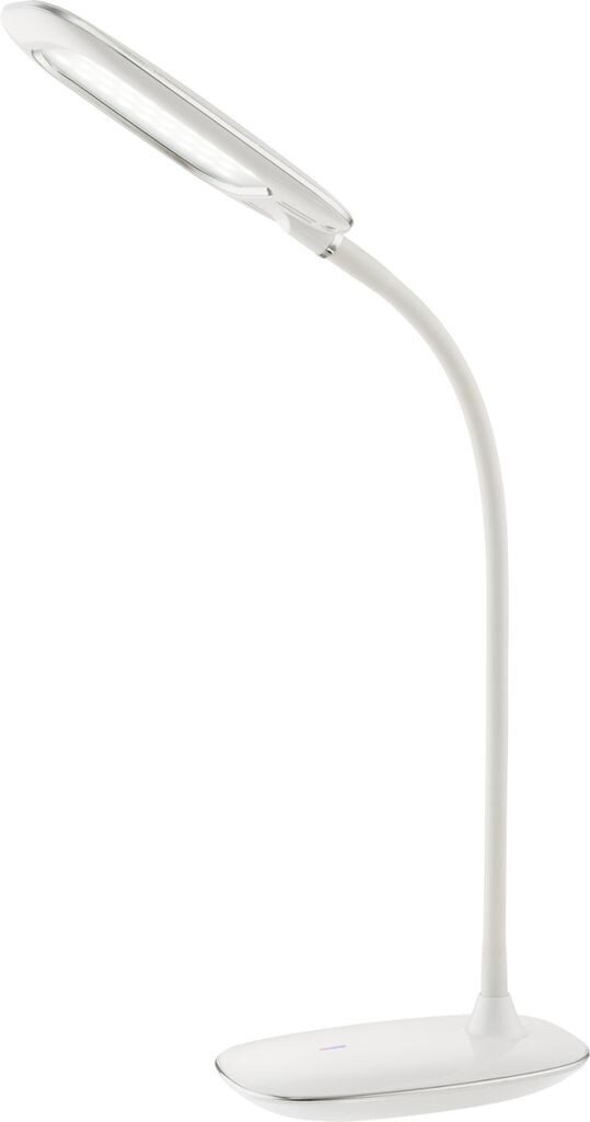 

[T] Настольная лампа Globo Lighting пластик белая, хромированная, сенсорное включение/выключение, адаптер вкл., USB-кабель вкл., флексографская печать, ДxШxВ: 290x93x560 мм, длина кабеля 1500 мм, вкл. светодиод 5 Вт 230 В, источник 450 лм, выход...