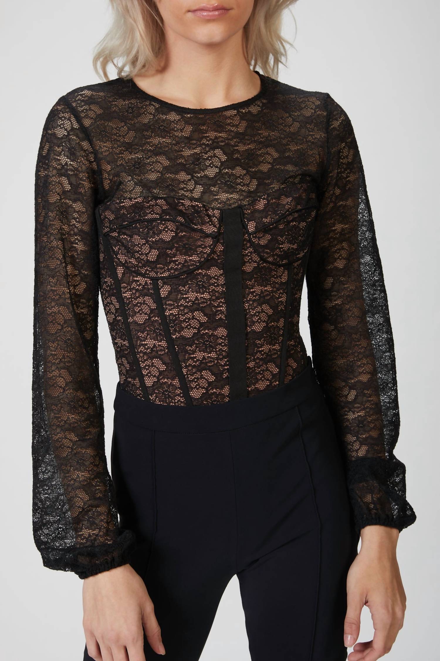 

Боди Briar черного цвета Cami NYC