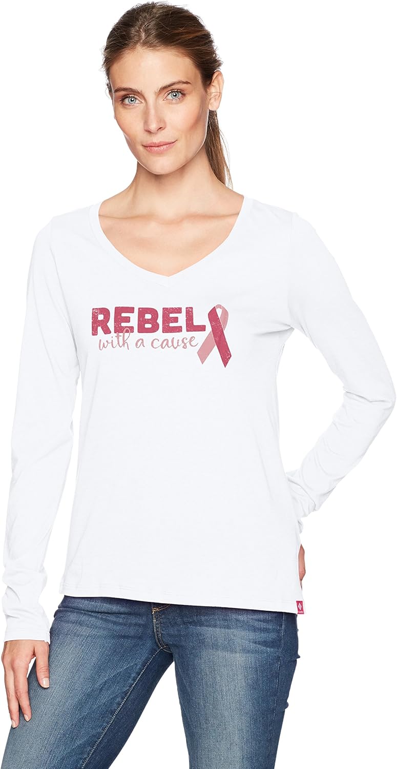 

Футболка Columbia Women's Tested Tough in Pink Rebel Ls Tee, White, Белый, Футболка Columbia Women's Tested Tough in Pink Rebel Ls Tee, White