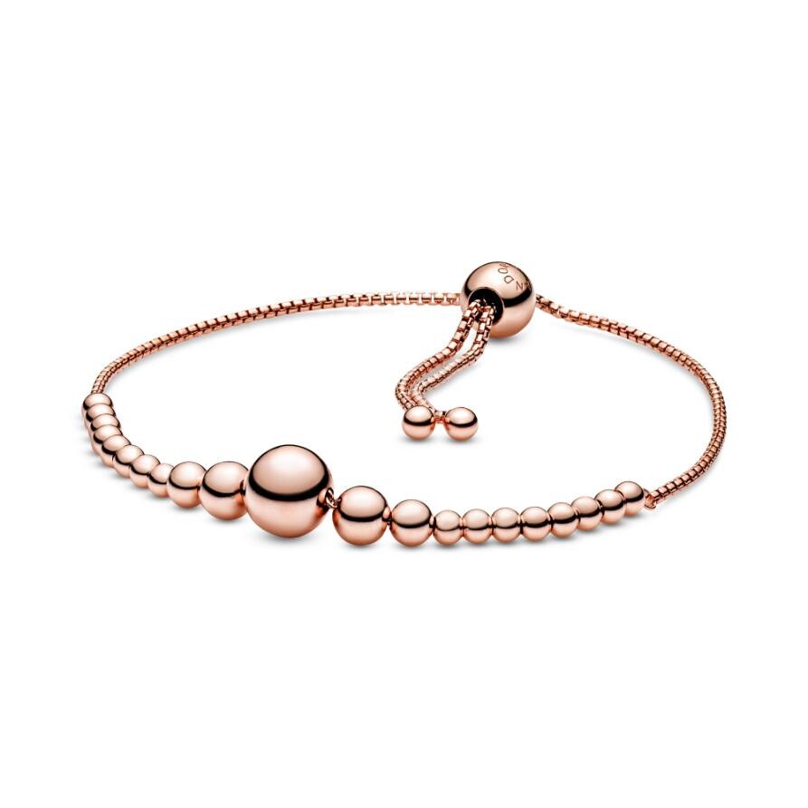 

Браслет String of Beads Slider Pandora, покрытие - золото