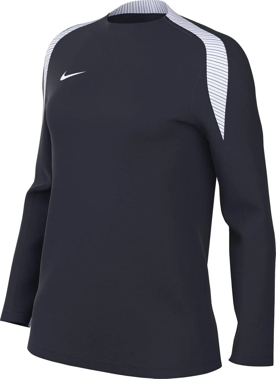 Женская футболка Nike, длинный рукав, Dark Green / White