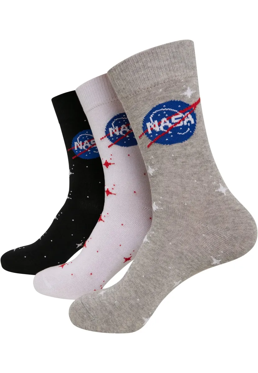 

Чулки MisterTee "MisterTee Unisex NASA Insignia Socks 3-Pack" (1 пара), белый