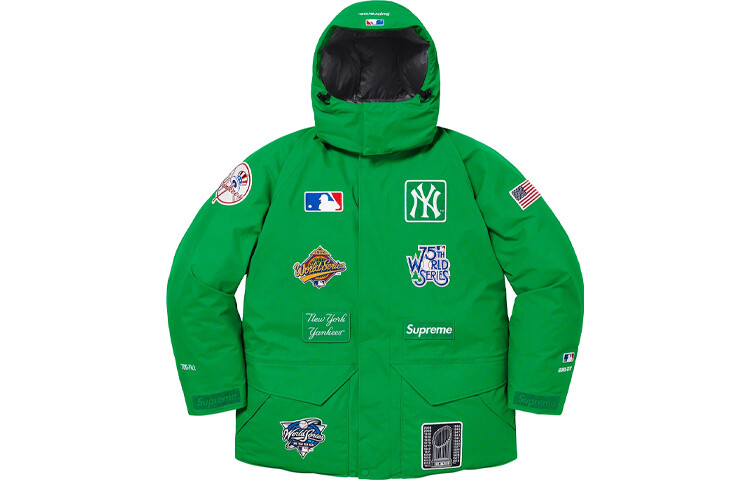 

Mlb X FW21 Пуховик унисекс Supreme, темно-синий
