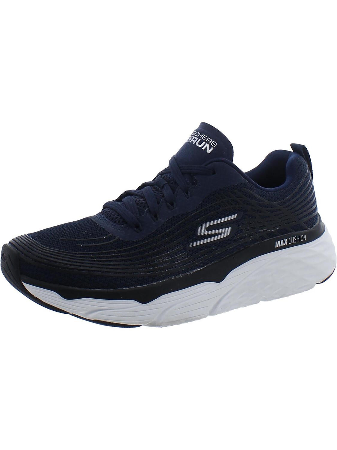

Мужские кроссовки Max Cushioning Eite с вязаным ковриком GOGA Skechers, цвет Navy/Black