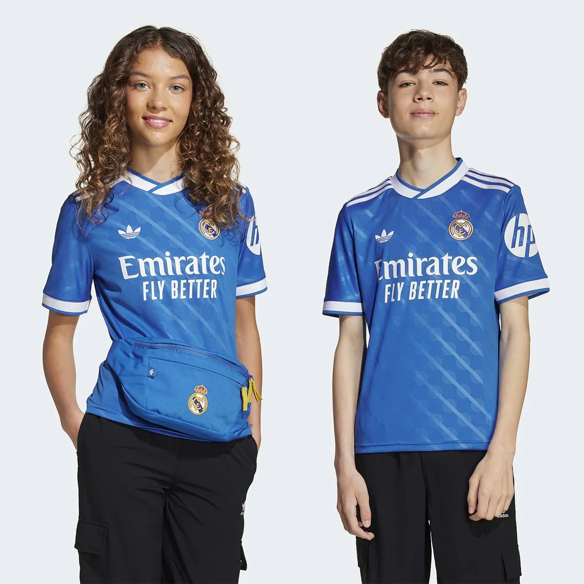 Детская футболка третьей формы Real Madrid CF 2025-2026 adidas, синий — фото 3