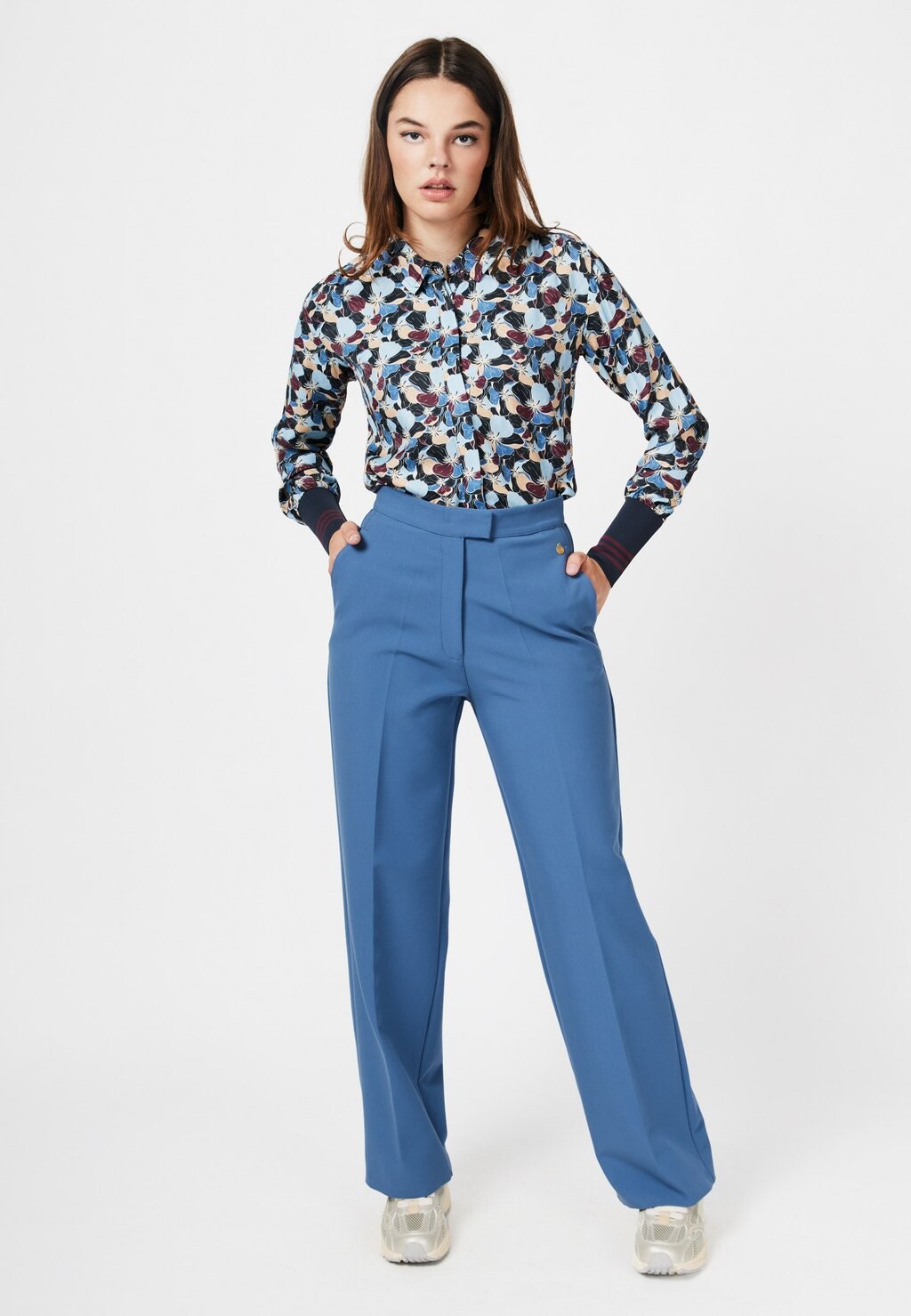

Блузка-рубашка LIGHTS OUT-WITH FLORAL PRINT 4funkyflavours, цвет multicolor