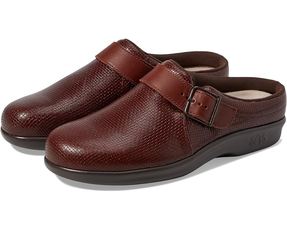 

Сабо SAS Clog Comfort Slip On, цвет Woven Brown