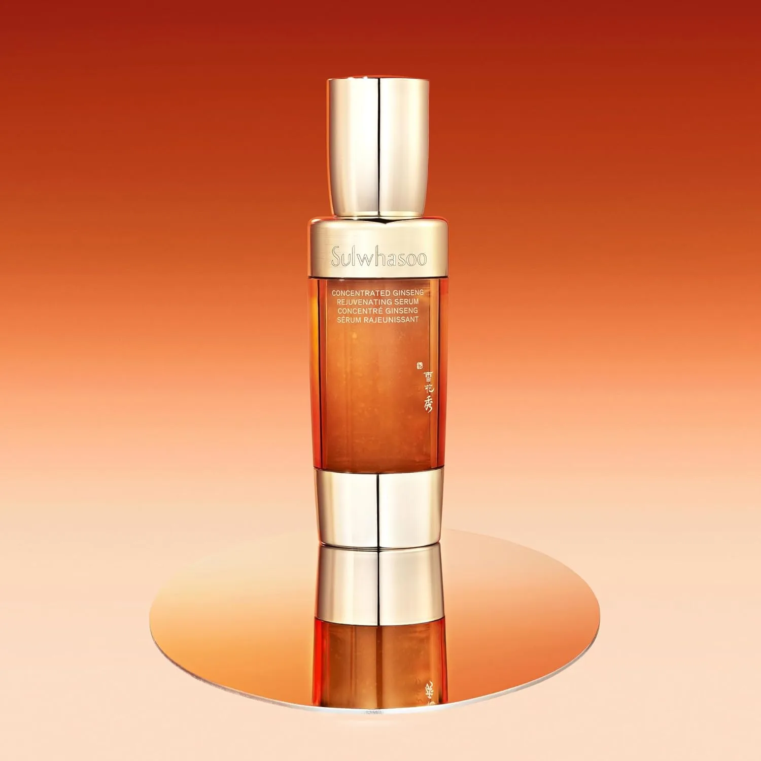 Sulwhasoo Concentrated Ginseng Rejuvenating Serum - антивозрастная сыворотка с женьшенем и пептидами, ниацинамидом, ретинолом, витамином B5 и гиалуроновой кислотой для морщин и увлажнения — фото 4
