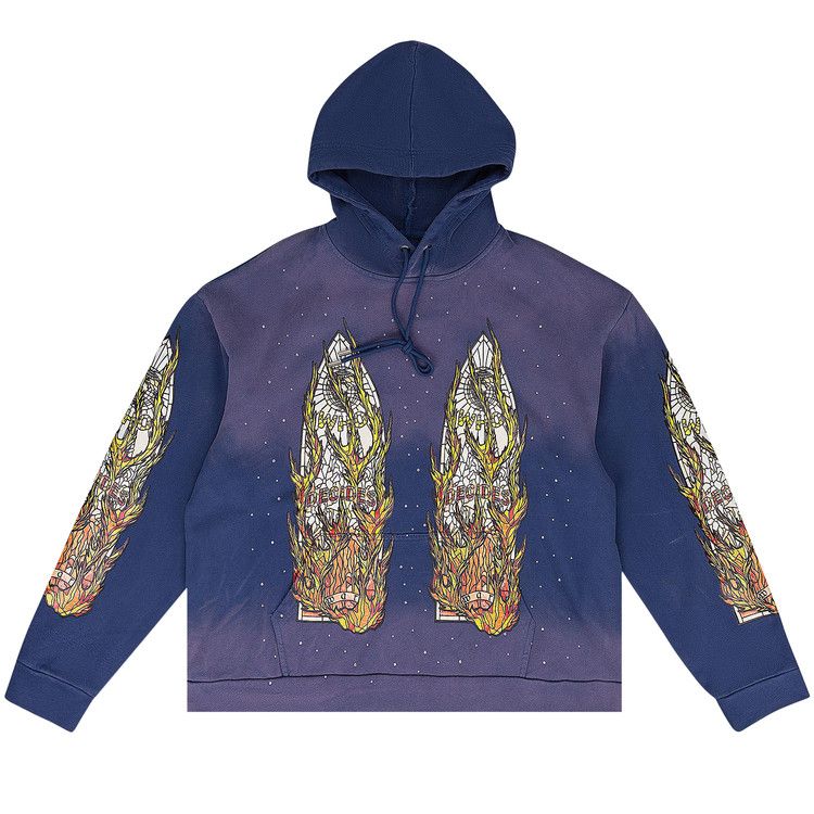

Худи Who Decides War Flame Glass Hoodie, Indigo