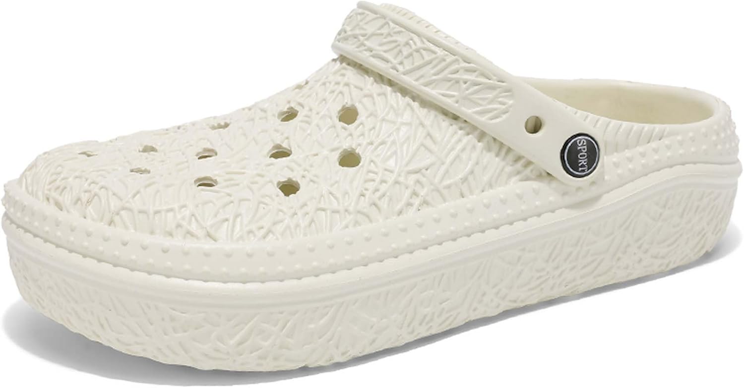 

Мужские сабо для сада, регулируемые спортивные сандалии, летние быстросохнущие нескользящие пляжные и для бассейна тапочки, для дома и улицы, повседневные обувь-мюли Generic, бежевый