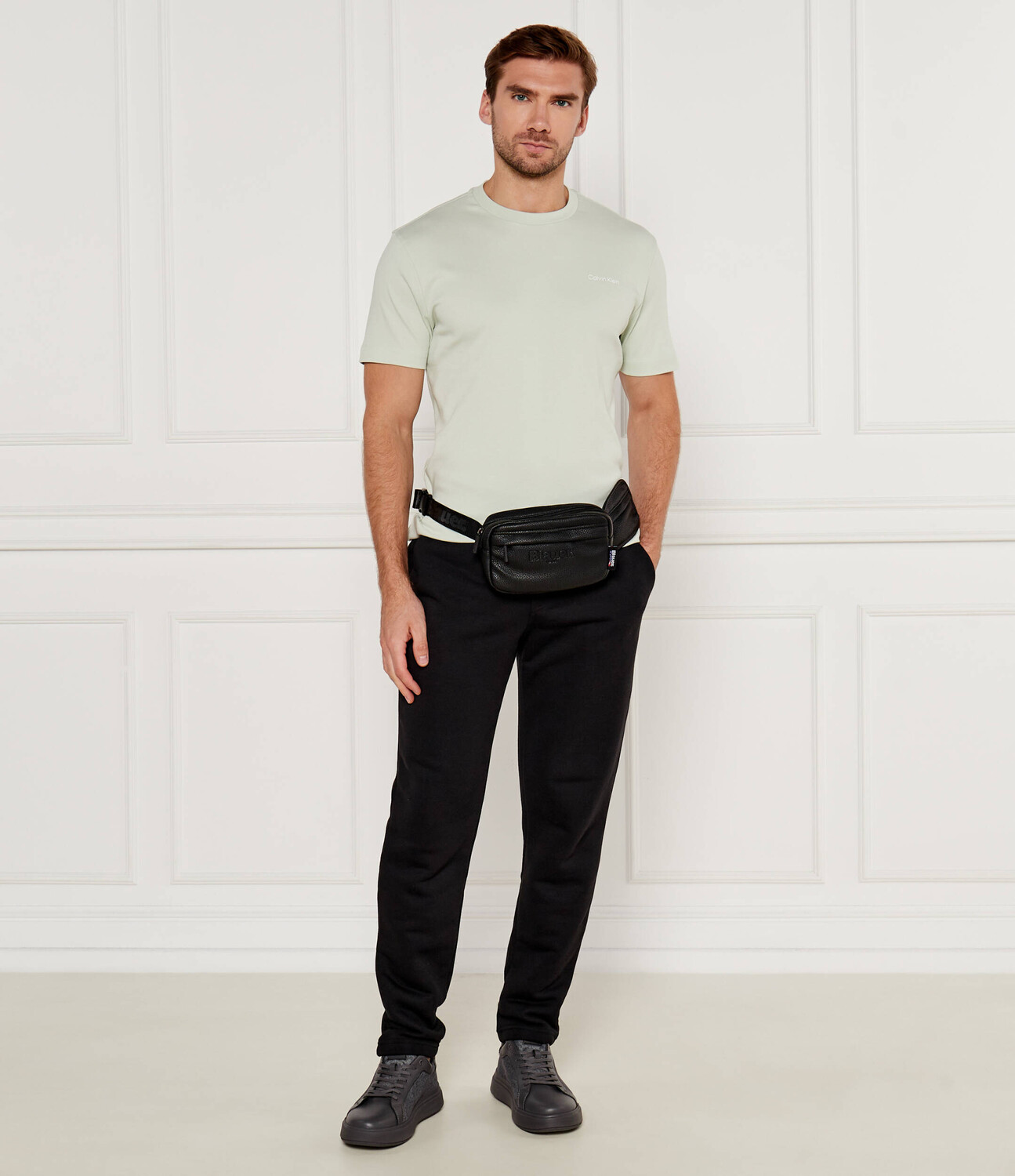 Футболка Calvin Klein Slim Fit, цвет menta — фото 2