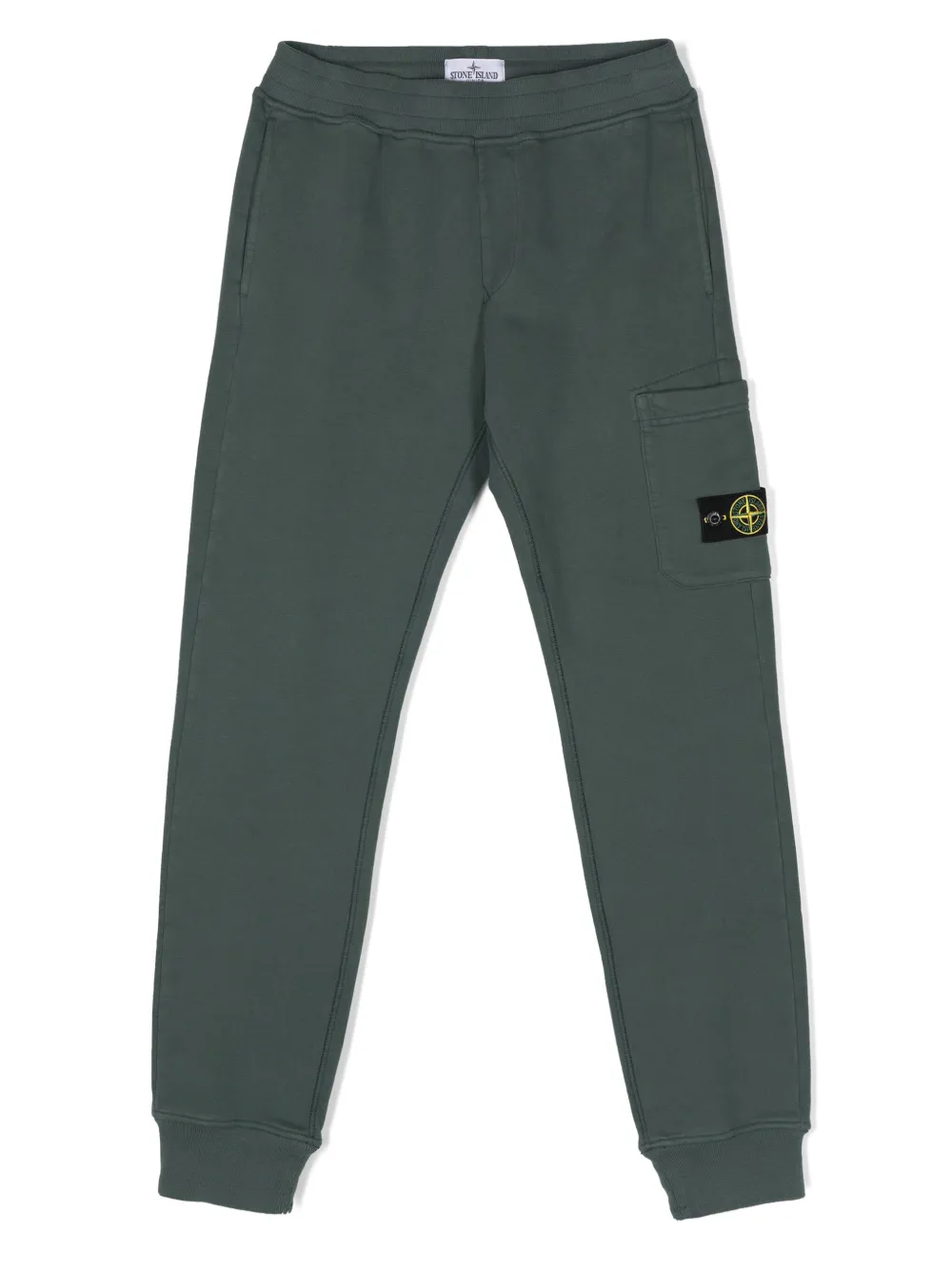 

Спортивные брюки с нашивкой Compass Stone Island Junior, зеленый