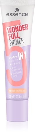 

Тонизирующая основа под макияж 5 в 1 essence WONDER FULL, 10 Light Medium 30 ml
