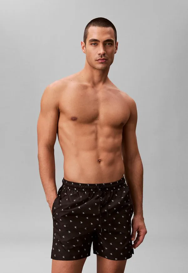 

Плавки средней длины с завязками на поясе, базовые модели. Calvin Klein Swimwear, Diamond Logo Black, Черный, Плавки средней длины с завязками на поясе, базовые модели. Calvin Klein Swimwear, Diamond Logo Black
