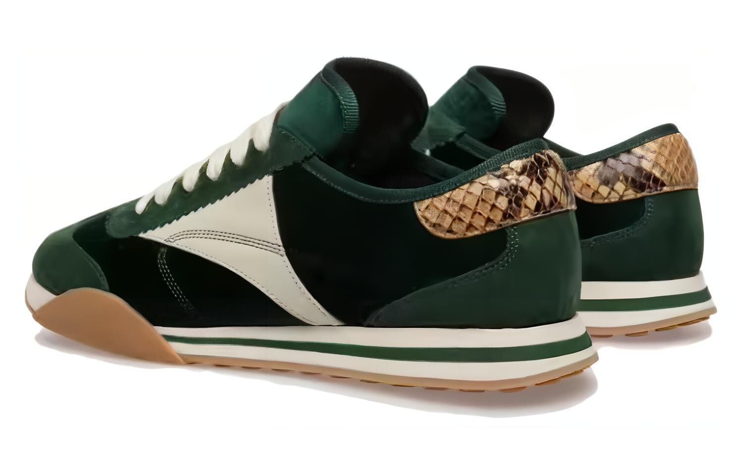 Кроссовки BALLY Lifestyle Shoes Men Low-top Green, зеленый — фото 4