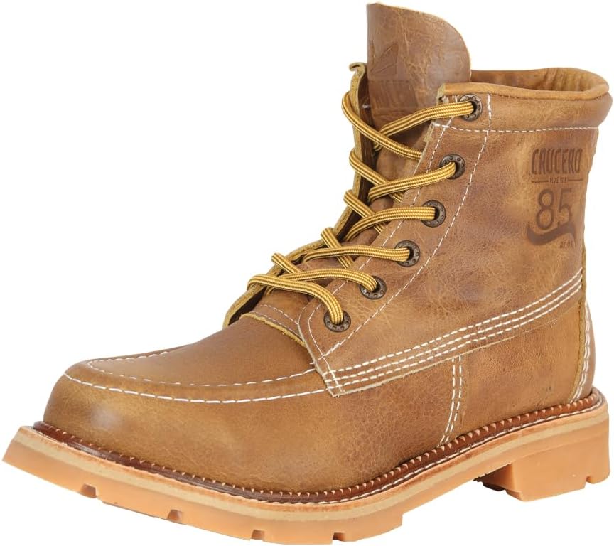 

Мужские ботинки, натуральная кожа, круглый носок, противоскользящие, мягкий носок, 15B 026 Generic, коричневый