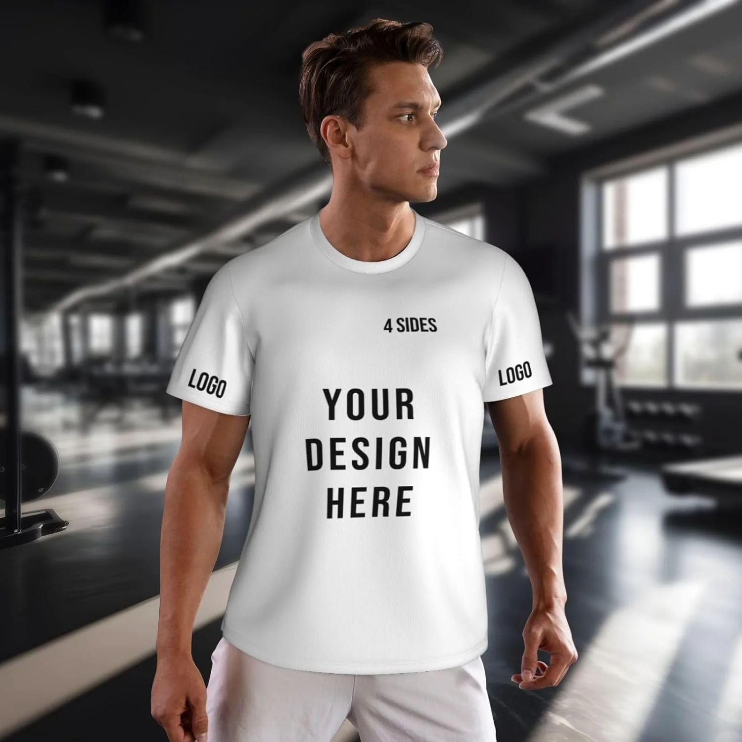 Футболка Custom с логотипом и текстом на 4 сторонах — фото 3