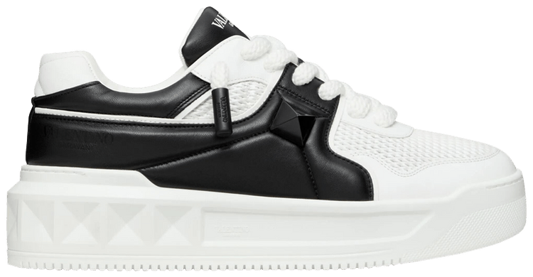 

Кроссовки Valentino One Stud Low 'White Black', белый