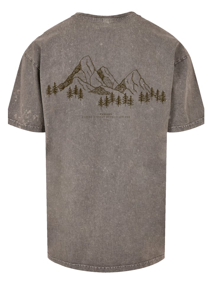 

Мужская футболка оверсайз Mountain Mountain в цвете Асфальт F4NT4STIC