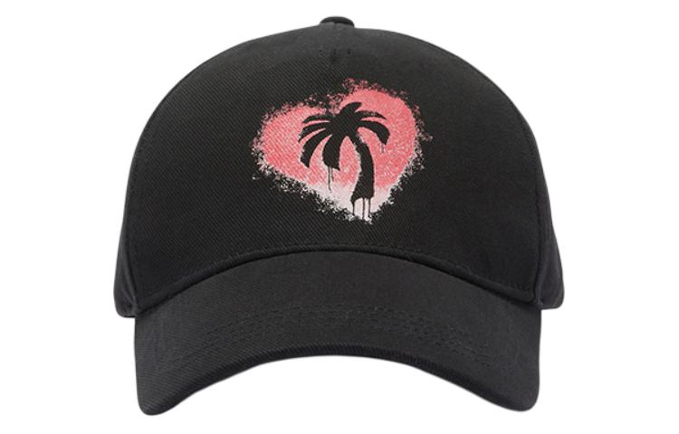 

PALM ANGELS Бейсболка хлопковая унисекс черная