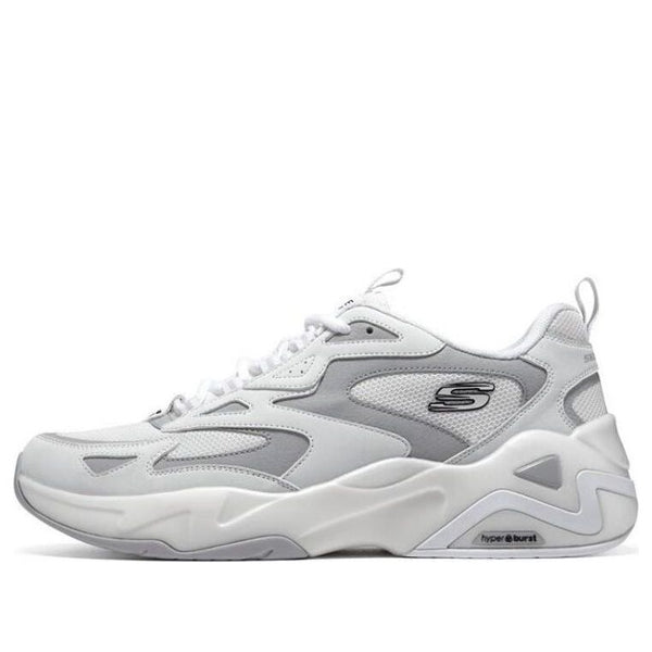 

Кроссовки d'lites hyper burst 'grey white' Skechers, белый