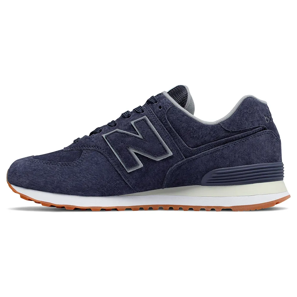 Кроссовки New Balance Pigsuede Pack, синий — фото 3